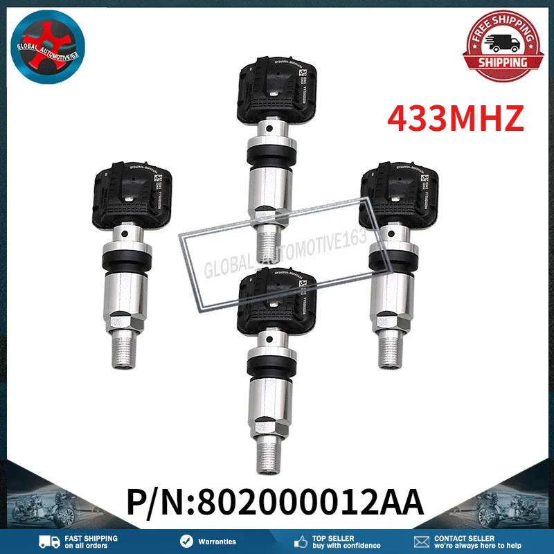 

802000012AA Tire Pressure Monitor System 433MHz TPMS Tire Pressure Sensor For Chery Tiggo2 Tiggo3 Tiggo4 Tiggo7 Tiggo8