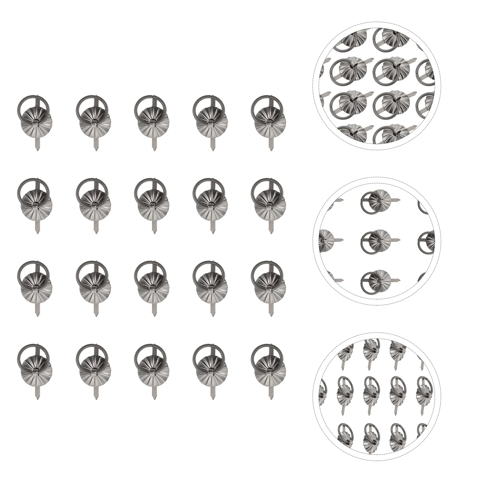 

30pcs Mini Drawer Handles Simple Knobs Storage Box Pull Ring Replacement For Gift Jewelry Cabinet Cupboard Box Handles Iron Pull