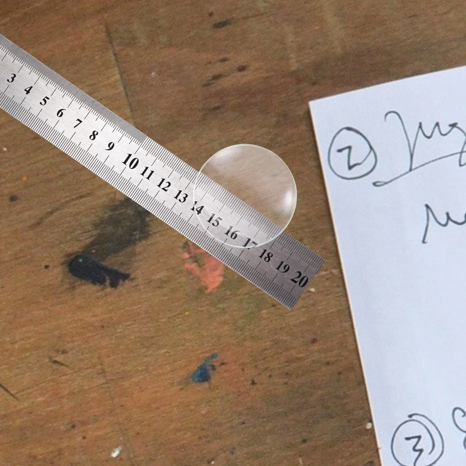 

Double Convex Glass Lens Optical Diameter 50Mm Focal Length 100Mm for Science Lab Experiments and Demonstrations