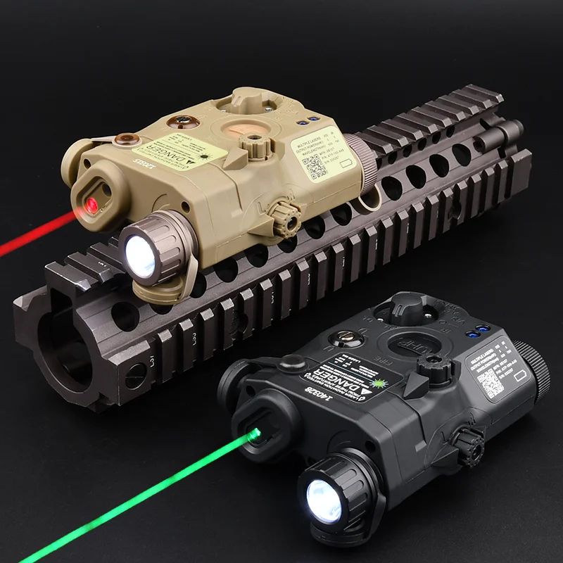 Imagem -06 - Tactical Lighting Laser Pointer para Picatinny Red Dot Verde Azul Visão Ar15 Arissoft Equipment Acessórios Arma Lanterna Peq