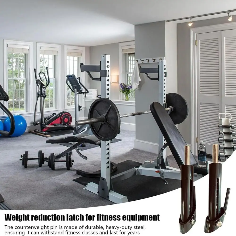 

Universal Gym Accessories Gym Pin Anti-Rust Security Lock Weight Reduction Latch Fitness Equipment drop set pins gym
