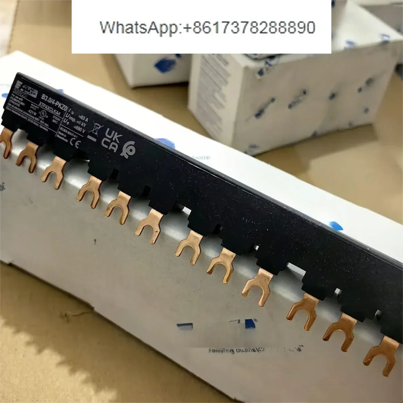 

B3.0/4-PKZ0 Three-phase terminal block Short strip Original bus terminal block