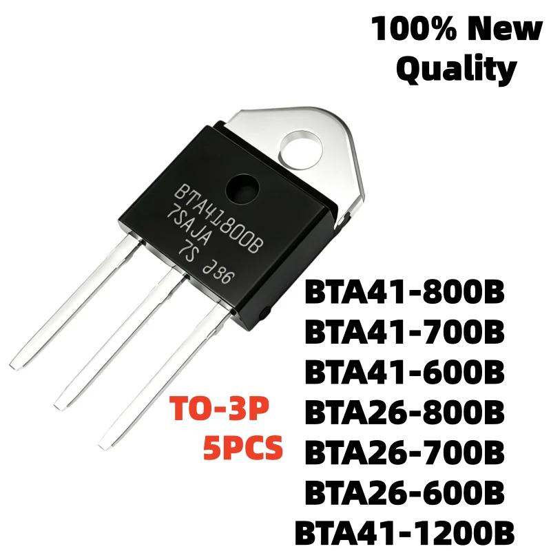 New Original 10Piece 600V 1200V 40A BTA41-600 BTA41-1200B TO-3P BTA41-600B BTA41-800B BTA41-700B 700V 800V thyristor
