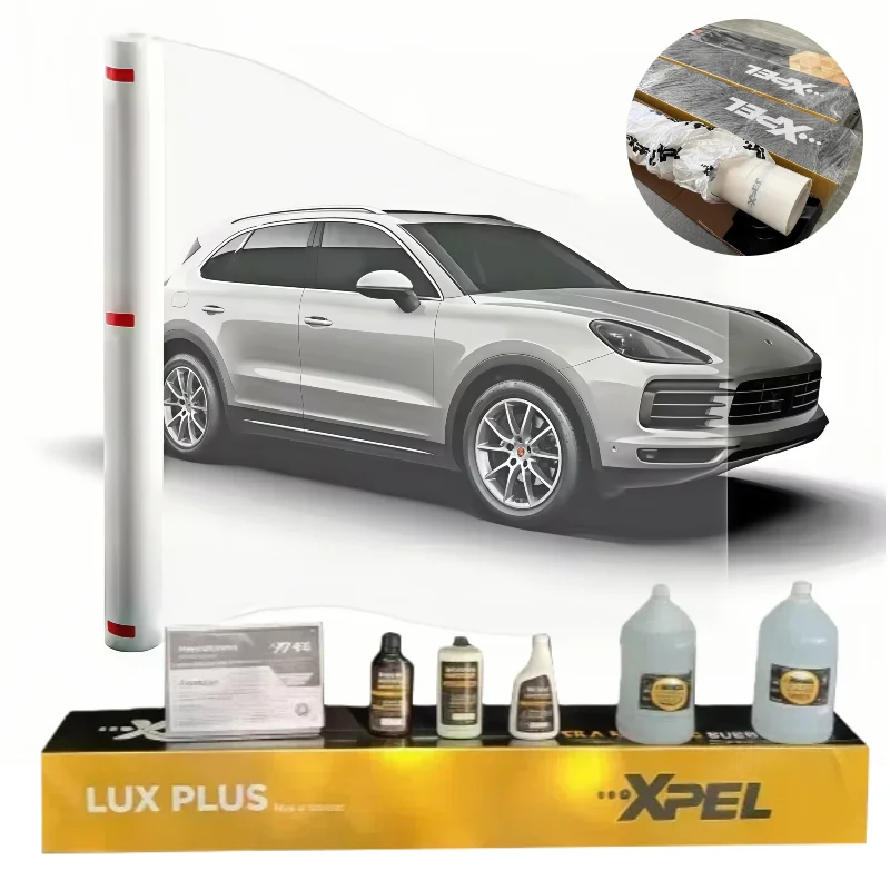 

10 Years Warranty USA XPEL LUX PLUS Glossy Self Healing TPU PPF Paint Protection Film Stain MATTE Roll Tint Car Wrap