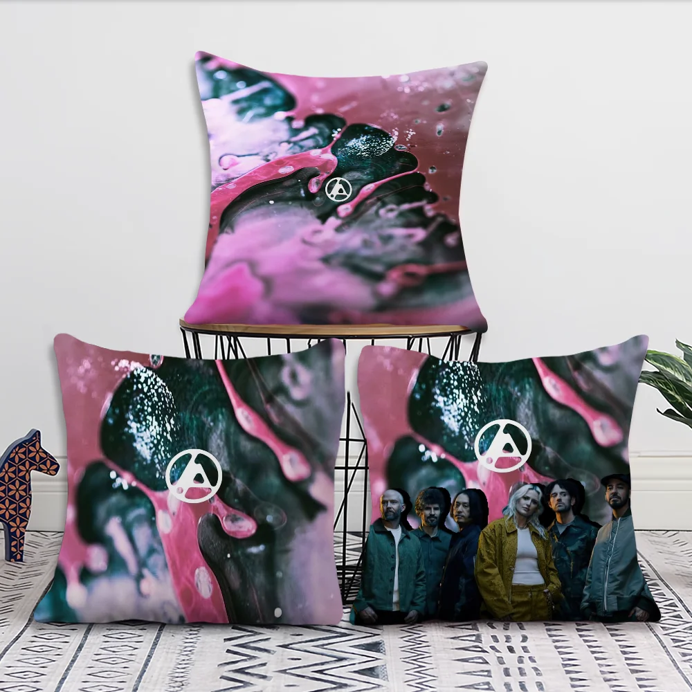 Rock Band L-Linkin P-Park From Zero Decoration Room Home Sofa living Office Car Nordic Simplicity Pillow Cover