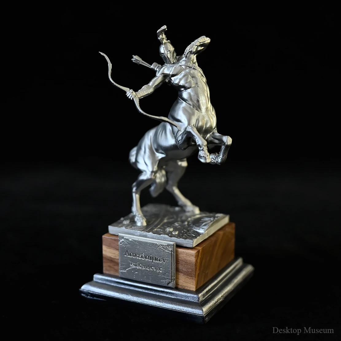 110MM Resin container Creative home and office decorations desktop ornaments Spartan knight LTCP-325