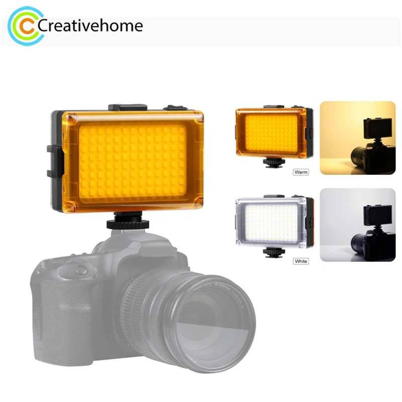 PULUZ Pocket Fill Light 104 LED 1800LM Professional Vlogging Photography Video Studio Light with White Orange Magnet Filters