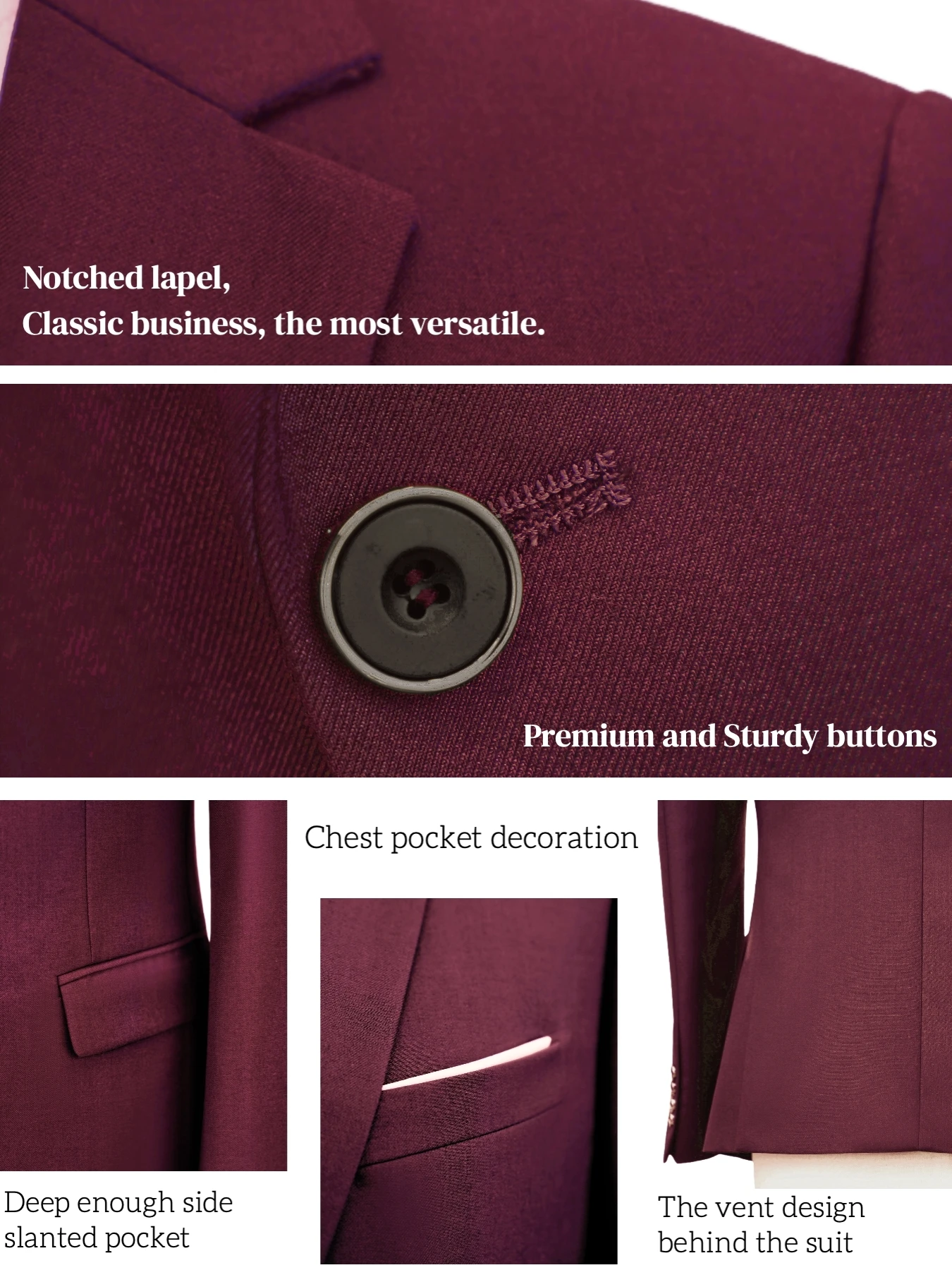 بدلة رجالية من قطعتين، سترة وب - مراجعة Men Formal Wear Modern وسعره