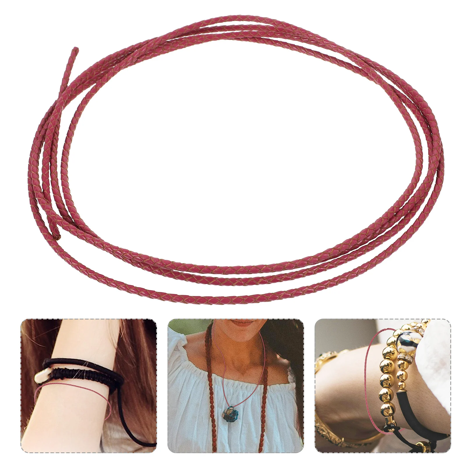 

Braided Cord Flexible Rope for Bracelet Necklace Lanyard DIY Jewelry Craft Supplies Bracelet Cord