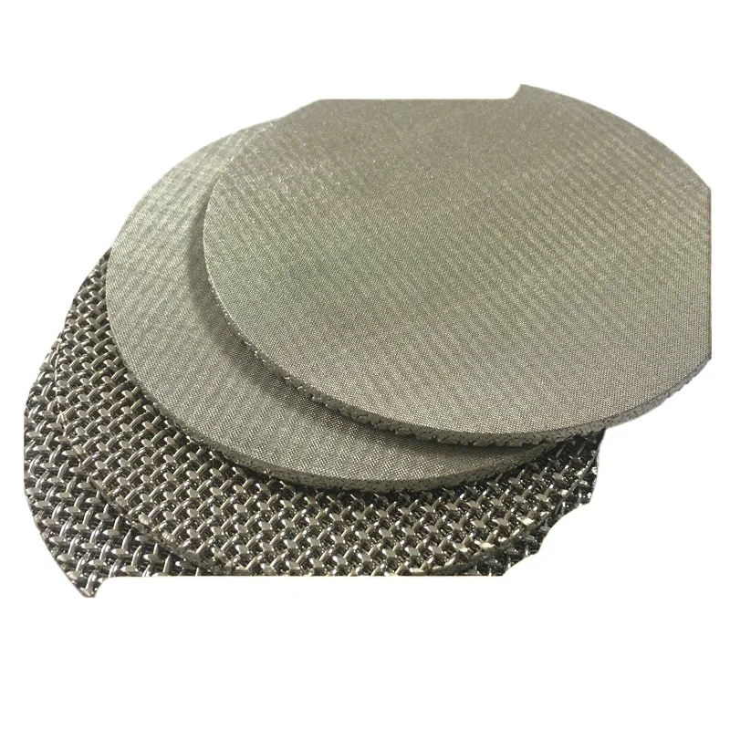 Stainless steel multi-layer sintered mesh Gas detector explosion-proof plate 316L metal filter plate processing