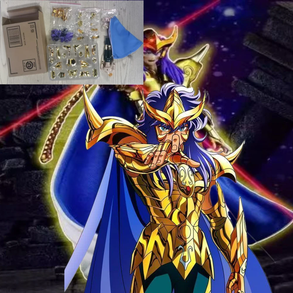 

В наличии JM.MST Saint Seiya Myth Cloth EXM/EX Скорпион Milo с головой Феникса Ikki 24K/OCE/темное золото Рыцари Зодиак Фигурка