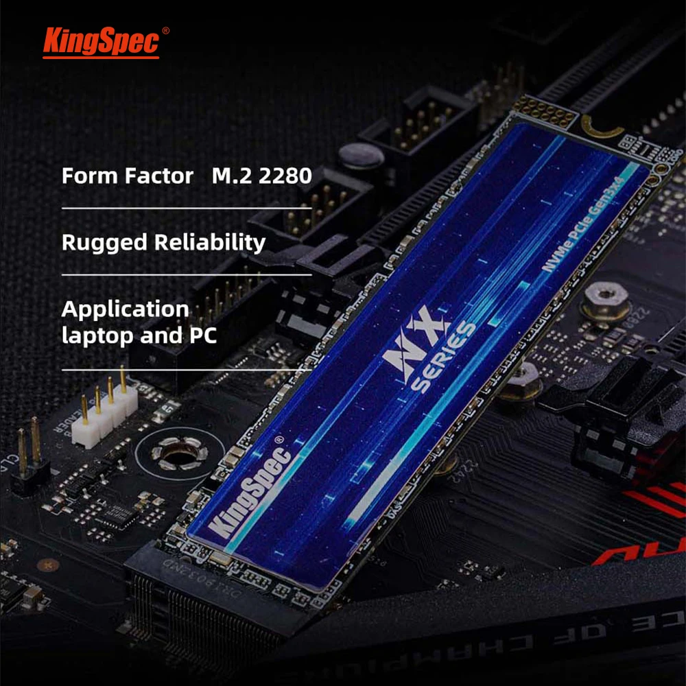 

KingSpec SSD M.2 NVME PCIe 3.0 128G 256G 512G 1TB Sd M.2 2280 SSD Nvme M2 Hard Drive Disk Internal Solid State Drive for Laptop