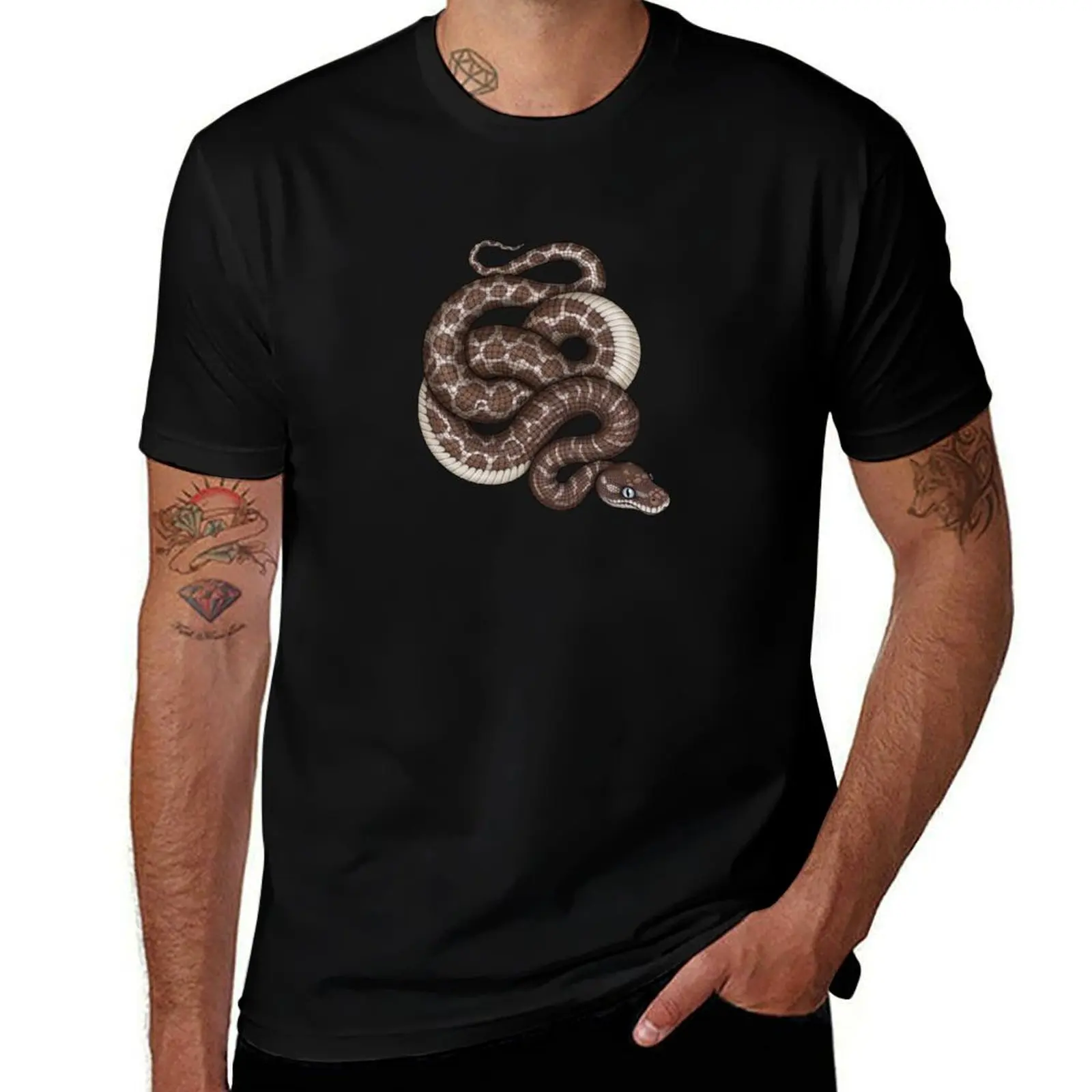Rough-scaled Python T-Shirt Quick Dry Light Sports T-Shirt