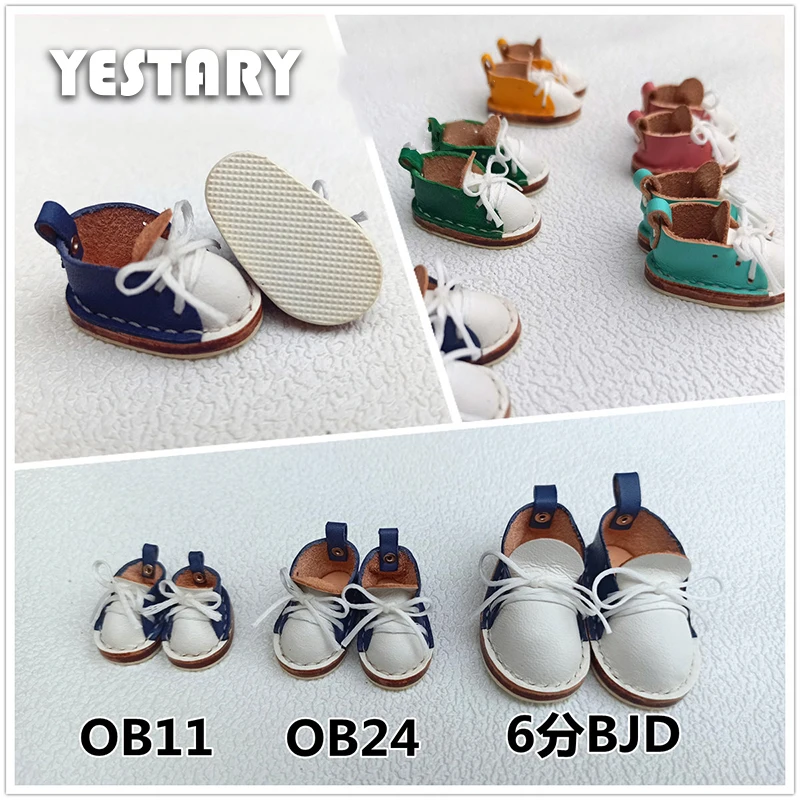 

YESTARY Bjd Clothing Ob11 Ob24 Shoes BJD Doll Clothes Accesories For 1/6 Blythe Dolls 3.7-4cm/3.0cm Foot MINI Shoes Kids Toys