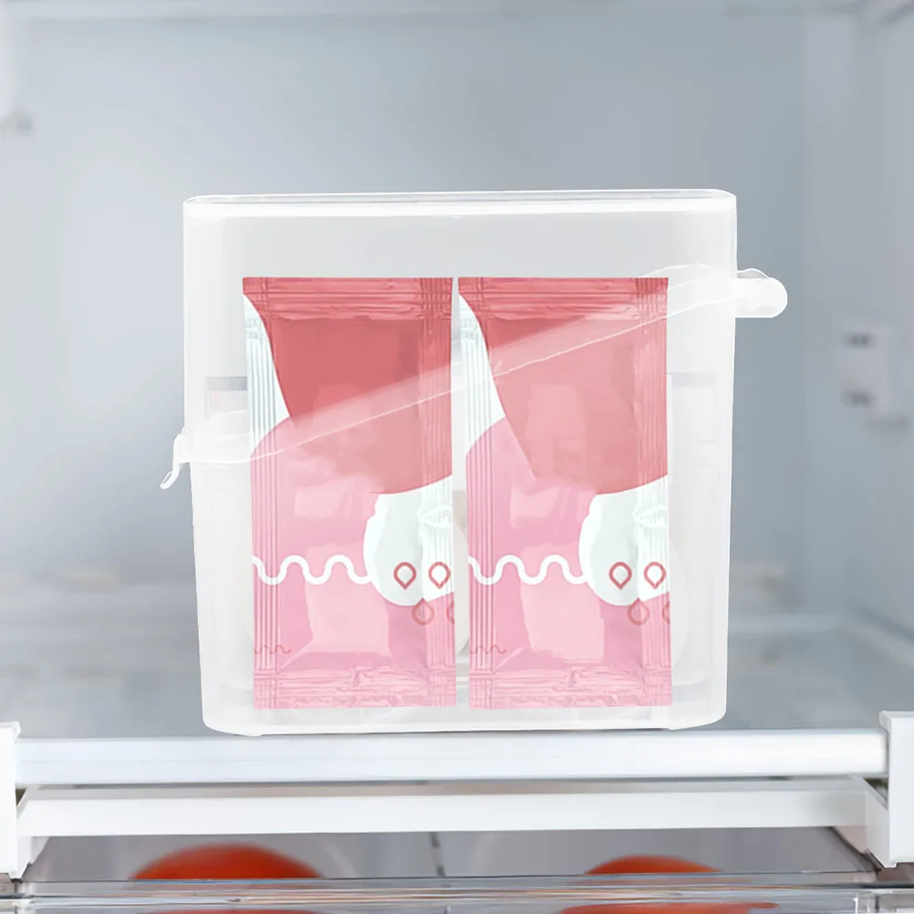 

2 шт., прозрачные контейнеры для ломтиков сыра, чайные пакетики, коробки для хранения холодильника, белый пластиковый кухонный аксессуар, коробка для хранения