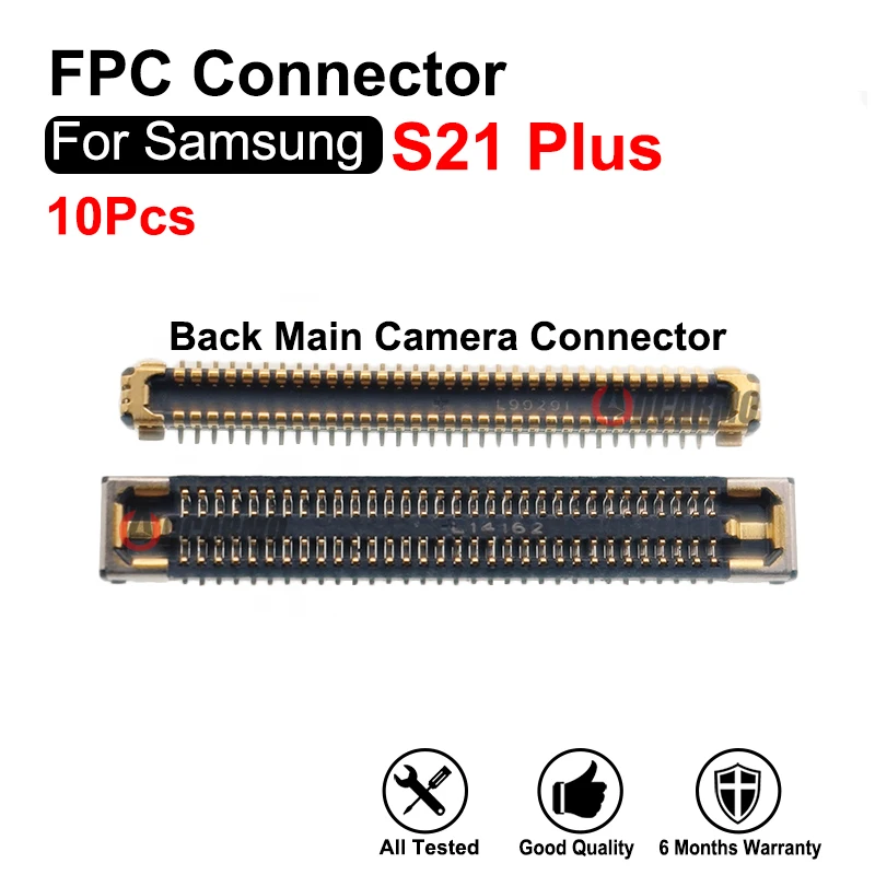 

10Pcs 64Pins Back Main Camera Connector Main Board FPC Plug Mainboard Flex Cable For Samsung Galaxy S21 Plus Replacement