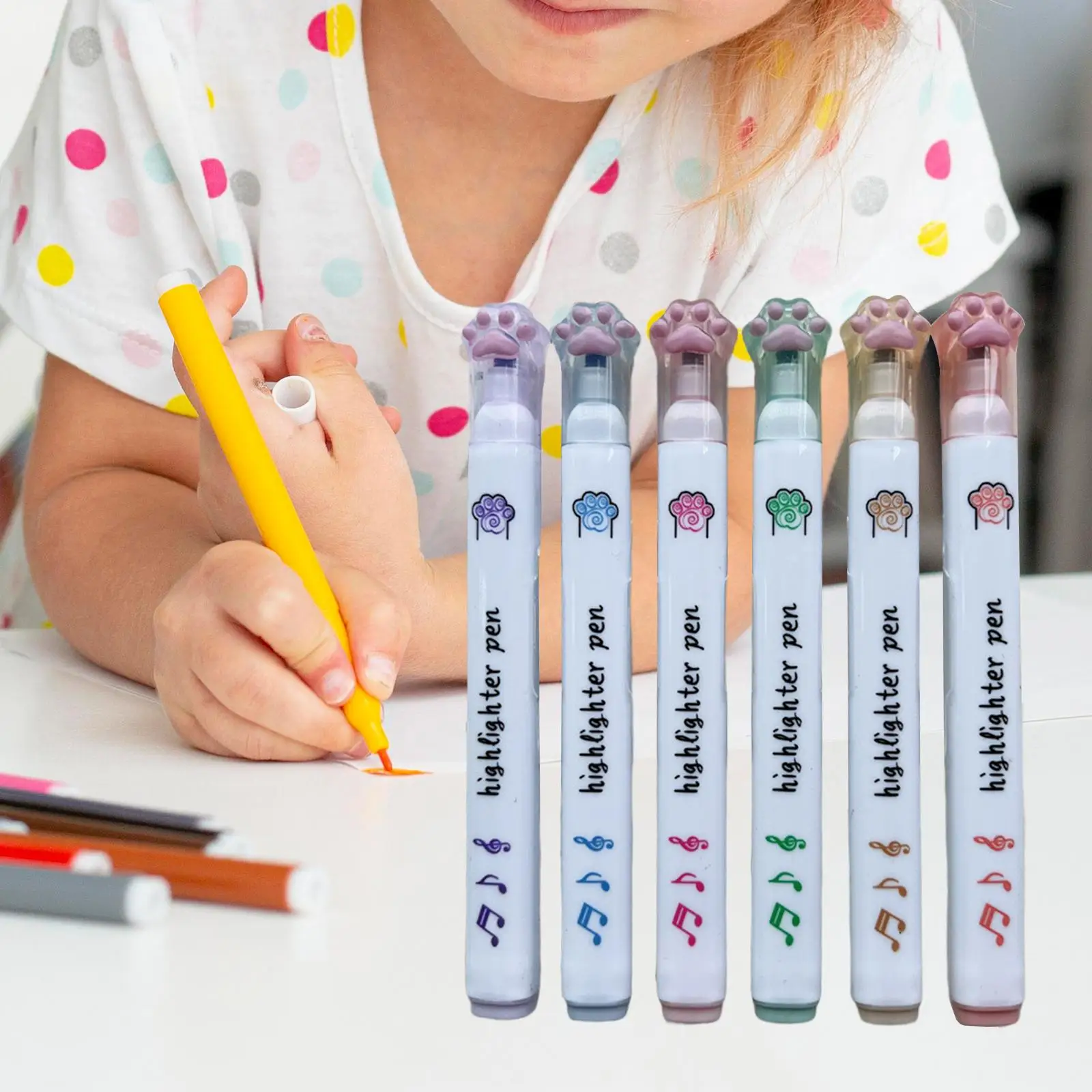 2-6 шт./упаковка, маркеры для детей и взрослых