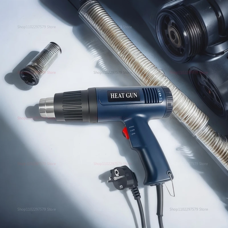 مسدس تسخين الهواء الساخن بدرجة حرارة متغيرة مسدس غراء ساخن كهربائي لصناعة يدوية أداة تسخين اللوحة لورشة العمل المنزلية #3