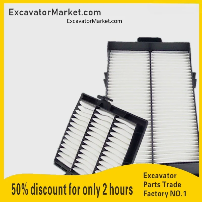 For HITACHI ZX 200/210/240/260/330-5G-5A excavator air conditioning filter element filter external filter excavator accessories