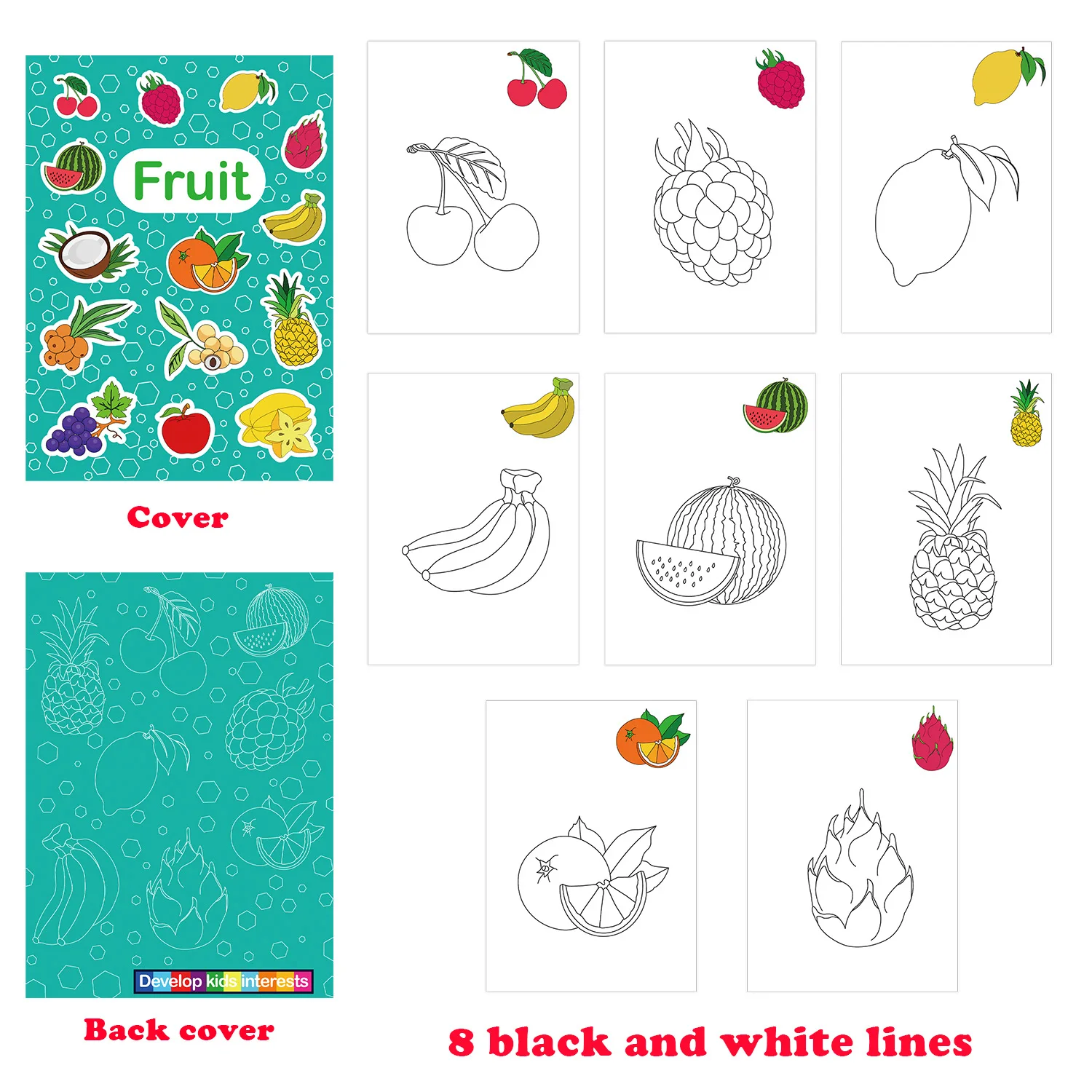 12 sztuk/zestaw Książeczka do rysowania i kolorowania dla dzieci w wieku 3-5 lat, nauka rysowania, wczesna edukacja, interaktywne zabawki przedszkolne