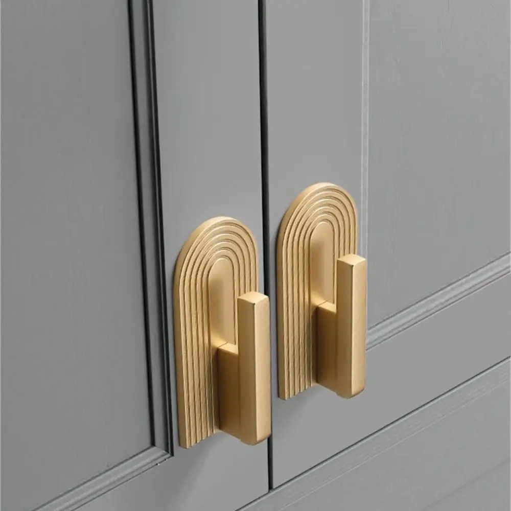 

Modern Minimalist 16mm Golden Cupboard Door Knob Golden 32mm Furniture Handle Zinc Alloy Simple Lines Drawer Knob Shoe Cabinet