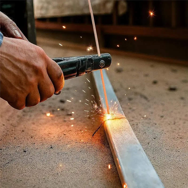 ABRN-Flat Phos Copper Welding Rods-For HVAC, Air Conditioner-Solder Braze 40 Sticks 15% Silver Braze Rods 25Cm Alloy