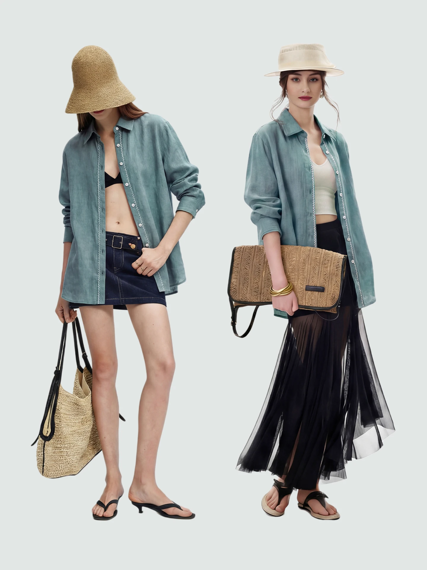 

Льняная рубашка SueM для женщин, повседневная, свободного кроя, из твила, с длинным рукавом, для поездок на работу, весенняя, дышащая, с цветочной вышивкой