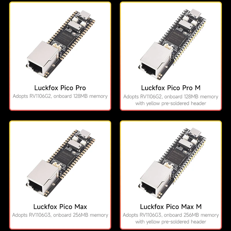 Luckfox Pico Pro / Max Linux RV1106 Rockchip искусственная кожа, лучше, чем Raspberry Pi Pico