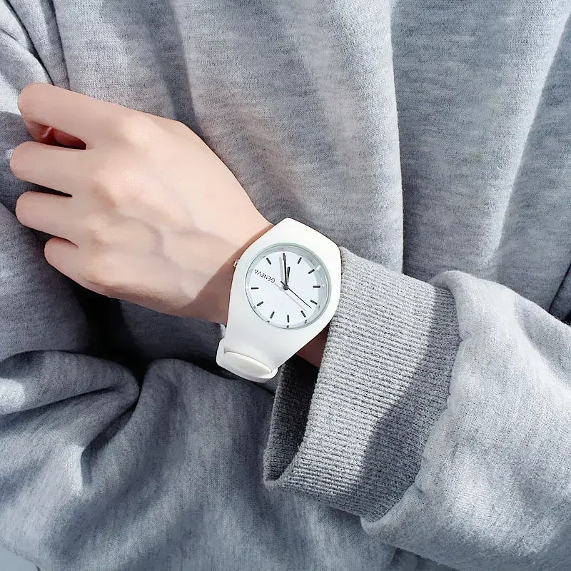 

Женские часы, модные розовые конфеты, желе, кварцевые часы, женские спортивные часы, кварцевые наручные часы с силиконовым ремешком, женские дропшиппинг