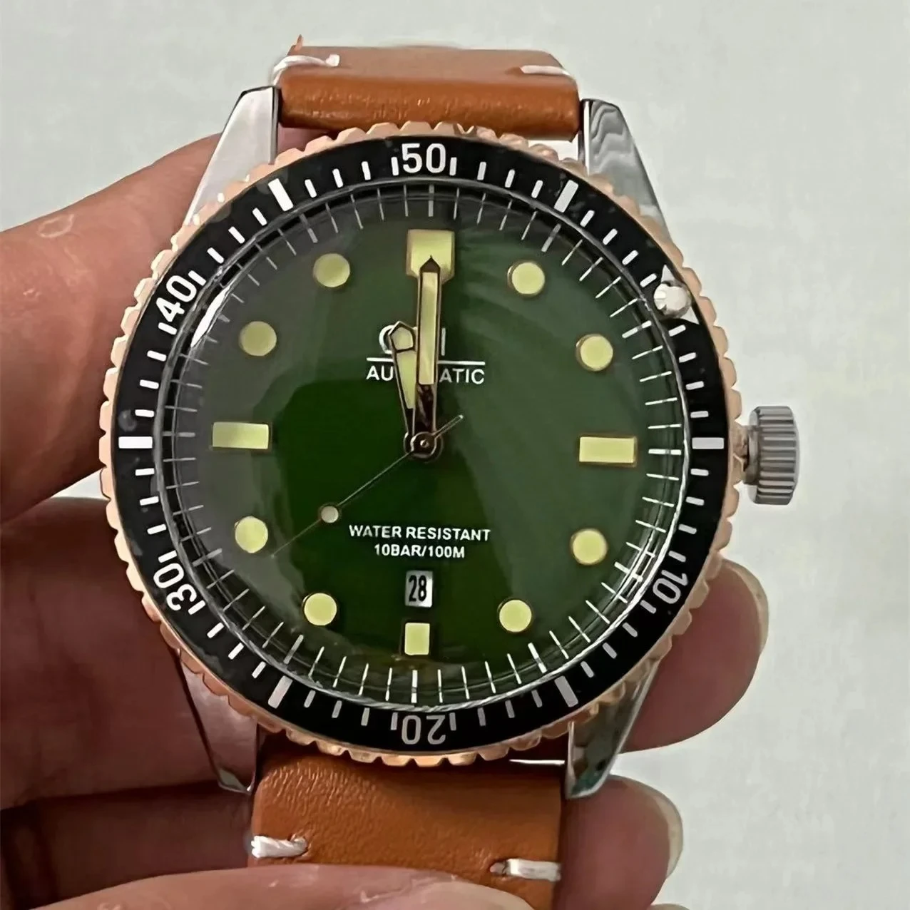 Nowe modne luksusowe zegarki markowe Wysokiej jakości skórzane paski Zegarki kwarcowe bez mechanizmu Zegarki biznesowe casual dla mężczyzn