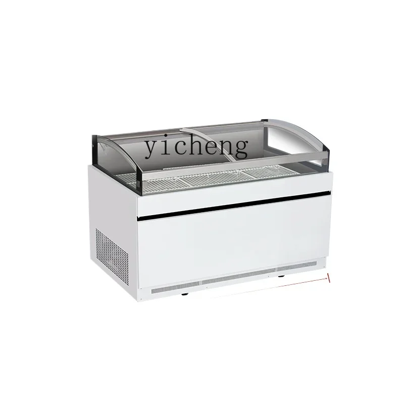 

Tqh Display Cabinet Fresh Cabinet Freeze Storage Double Temperature Food Displaying Refrigerator Raw Meat Preservative