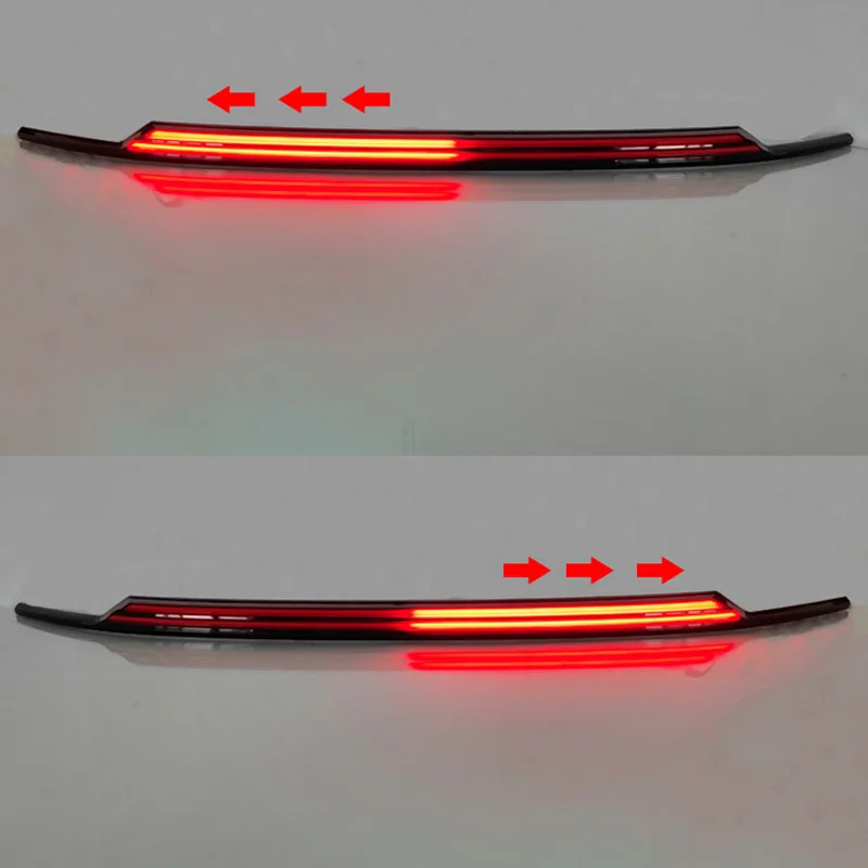 DECHO LED For Geely Coolray Proton X50 2019-2022 Brake Light Rear bumper Taillights taillightlamp Brake Warning Dynamic lights