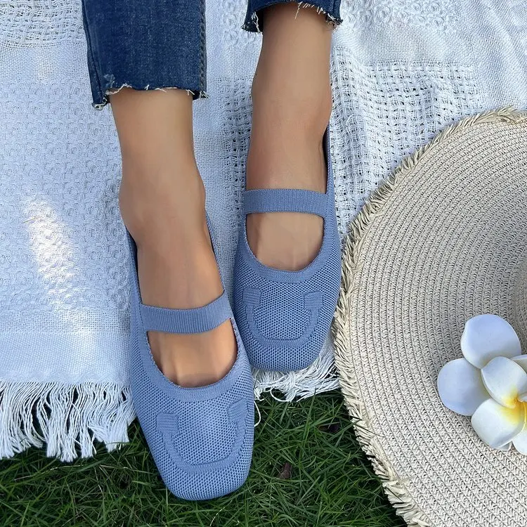 2025 Neue Modische Bequeme Mesh-Flachloafer Retro Atmungsaktive Lässige Damen Leichtgewichtige Flache Schuhe Zapatos De Mujer – Detail 8