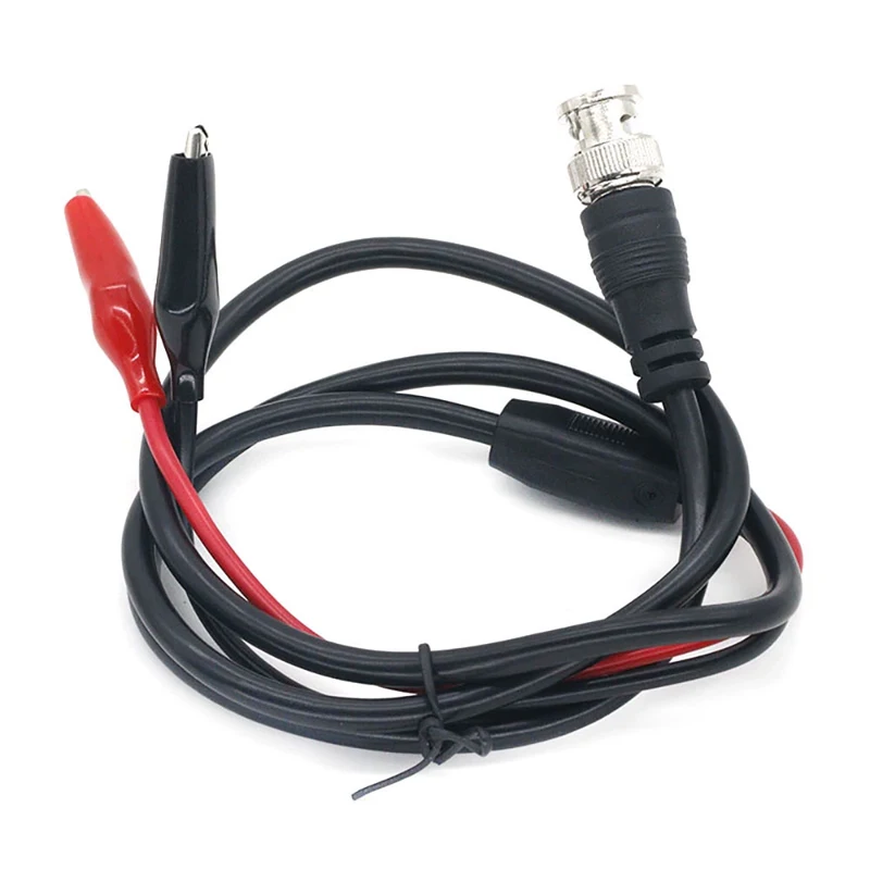 Cavo di prova BNC maschio a doppio clip Cavo per notebook Cavo di alimentazione per accessori di monitoraggio da Q9 a doppio morsetto