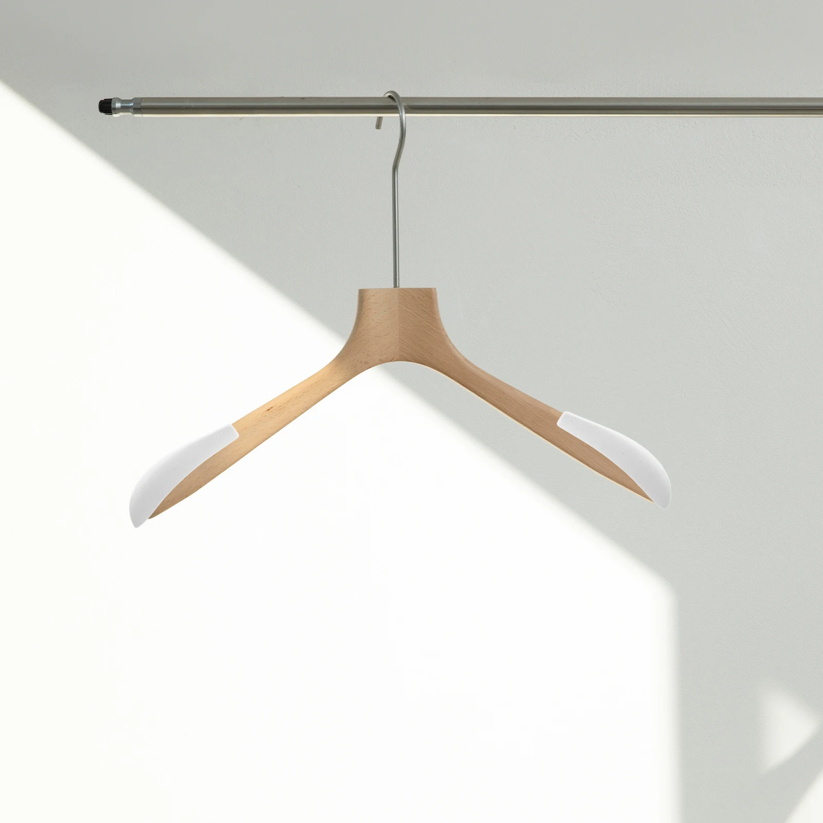 

12pcs Flocking Hanger Shoulder Pads Shaper Thickened Anti-Slip Support Pads For Suits Coats Sweaters Dresses Wide Shoulder