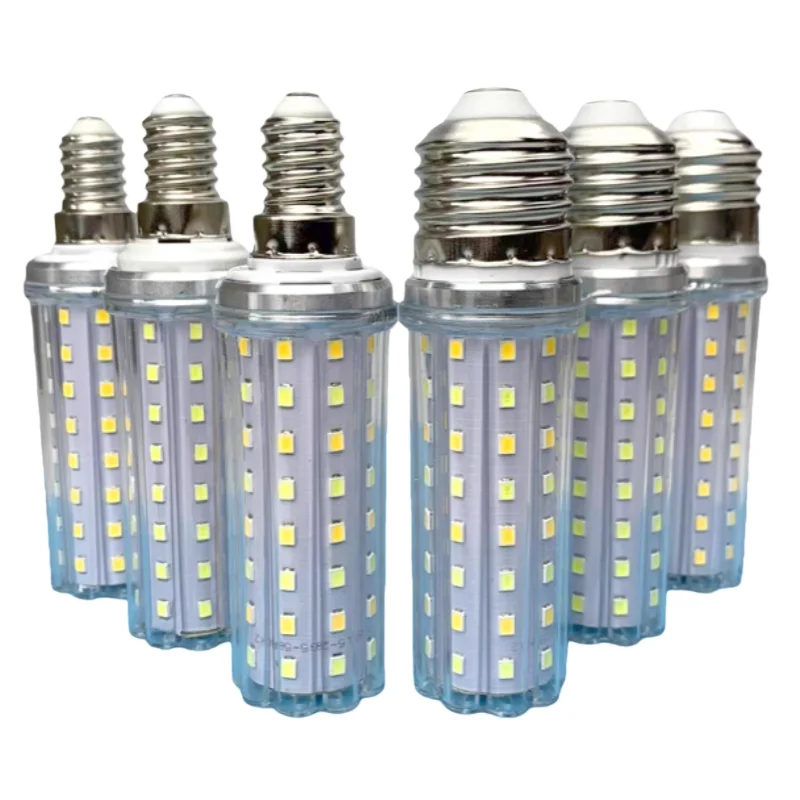

10 шт./лот светодиодная кукурузная лампа E27 E14 12 Вт 20 Вт 24 Вт 220 В 110 В сильный свет 3000 К 4000 К 6000 К держатель лампы домашнее аварийное освещение