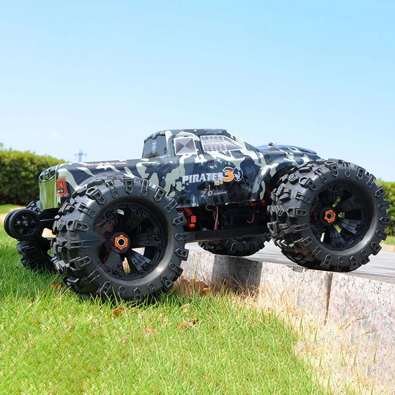 1/8 Four-wheel Drive Scooter Remote Control Vehicle Brushless Violent Off-road Vehicle Model Toy Gift