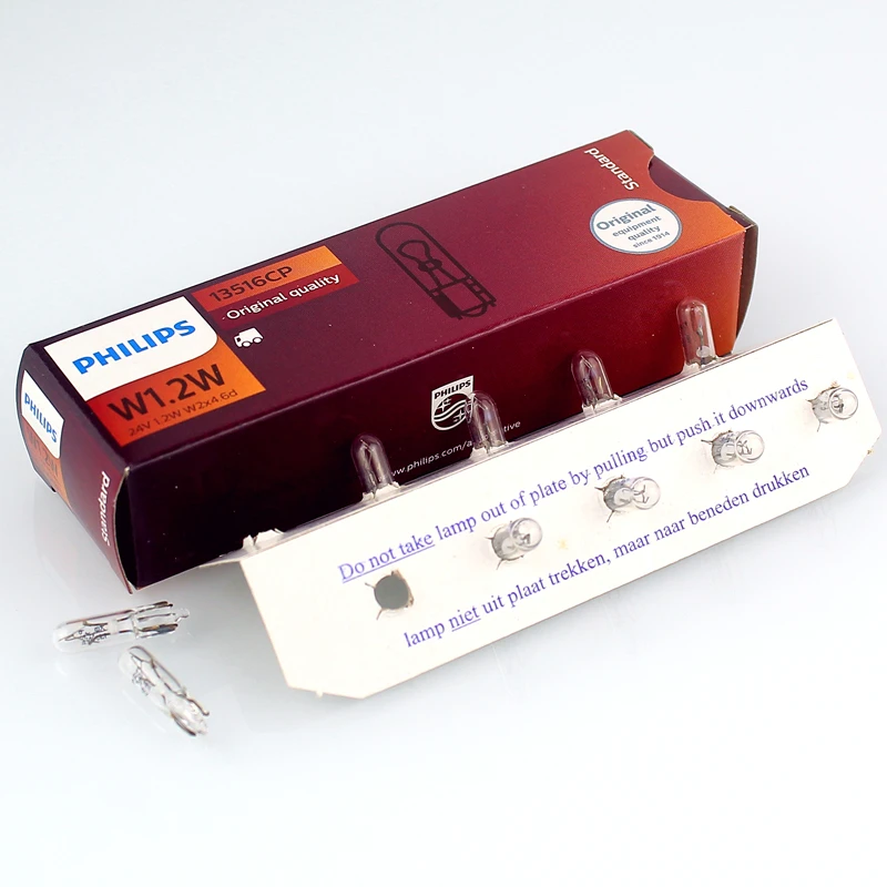 

Philips Car Gauge Light T5 Halogen Panel Bulb 24V 1.2W W1.2W Instrument Lamp Lights