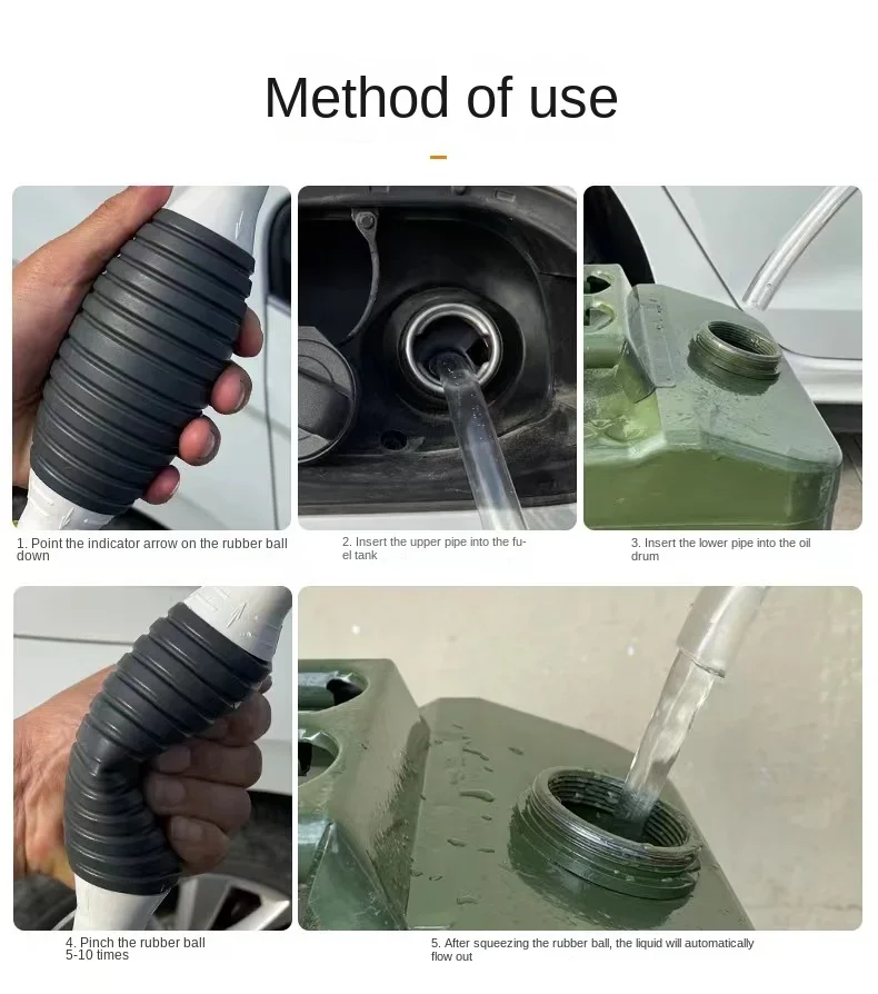 مضخة الوقود اليدوية خزان وقود السيارة سيبر مضخة نقل الوقود مضخة الديزل مضخة الوقود نقل أداة الملحقات الفقرة المركبات #5