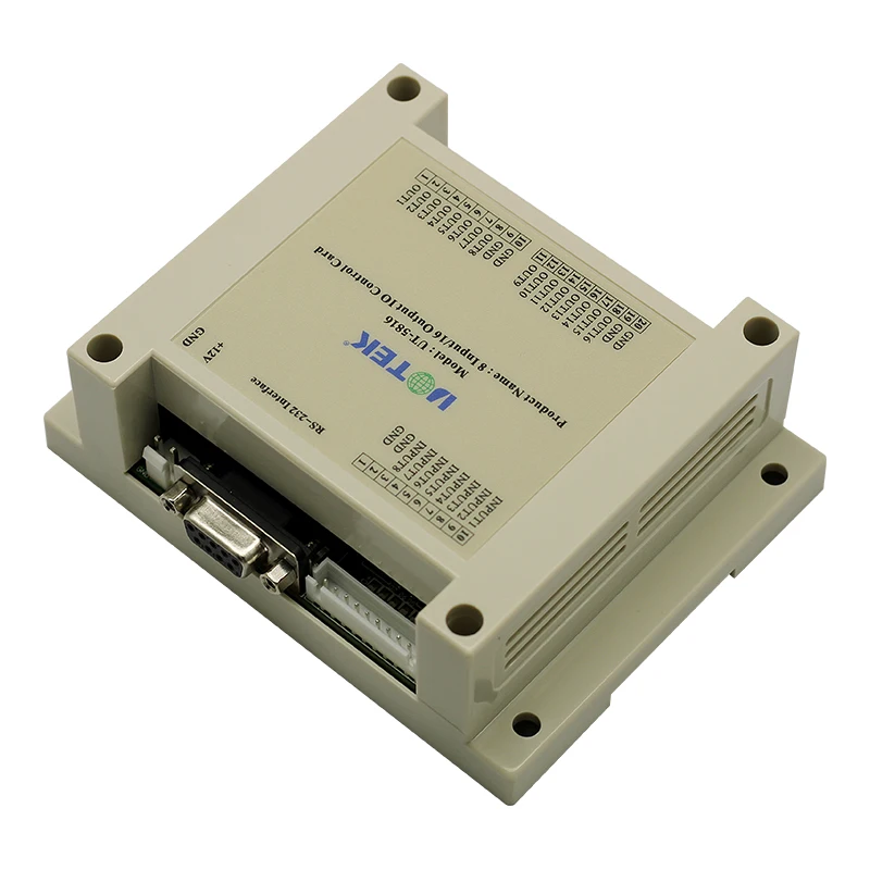 UOTEK 8チャンネルスイッチング入力 16チャンネル電圧出力 I/Oコントローラ 各出力最大DC12V1A UT-5816