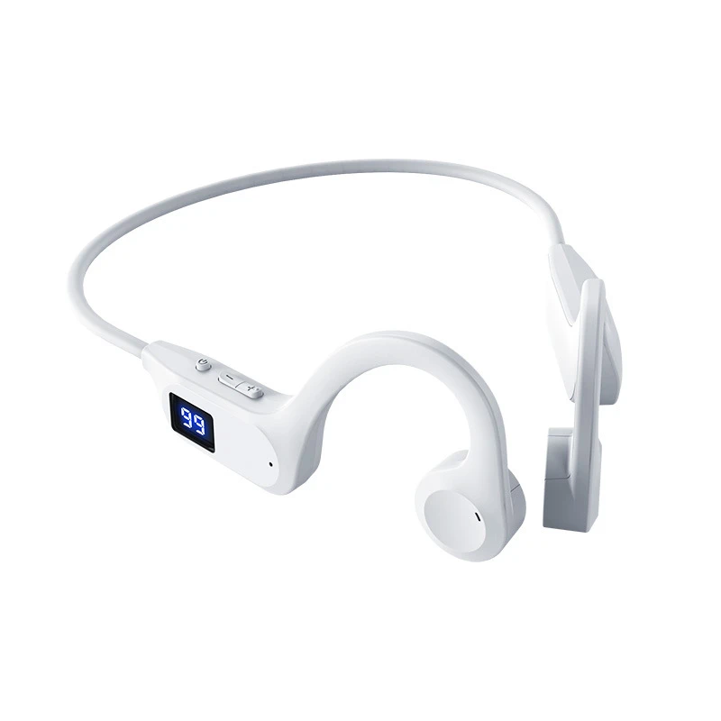 Kabellose Knochenleitungs-Kopfhörer Bluetooth-Ohrhörer Sport Schwimmen Bluetooth-kompatible Kopfhörer Freisprechfunktion mit Mikrofon