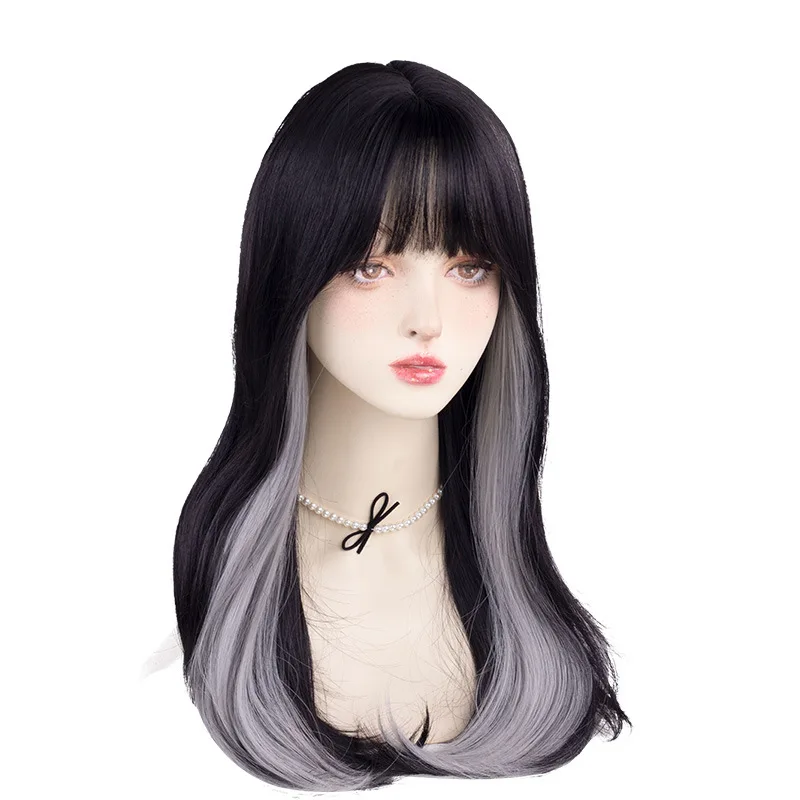 شعر مستعار نسائي طويل مجعد، على الطراز الأوروبي والأمريكي، شعر مستعار معلق للأذن، يسلط الضوء على الصباغة، غطاء رأس كامل، قمة الموضة #4