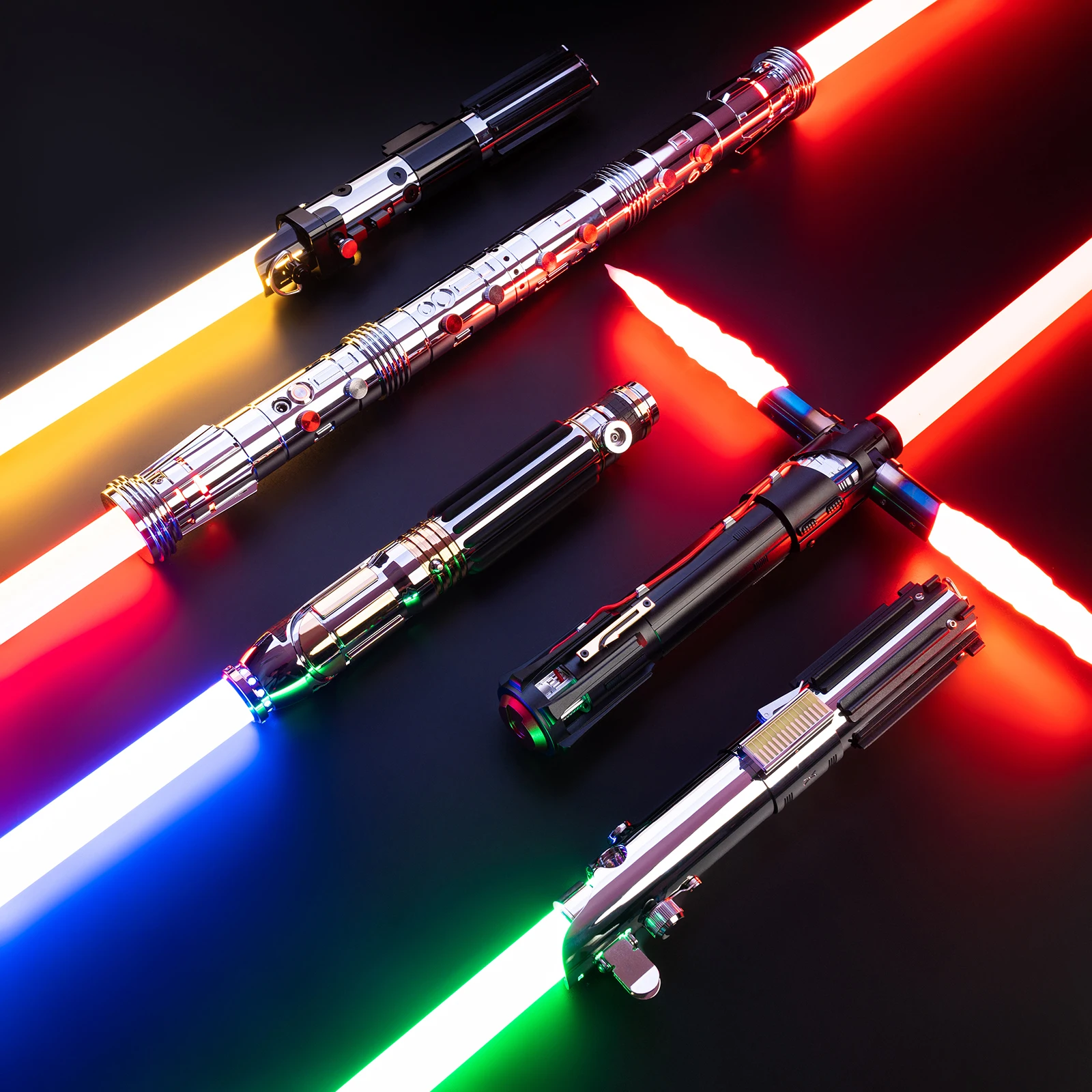 DamienSaber Kylo Ren Lightsaber Anakin Mace Windu Saber XENO3.0 Heavy Dueling Laser Sword Sensitive Smooth Swing Metal Hilt