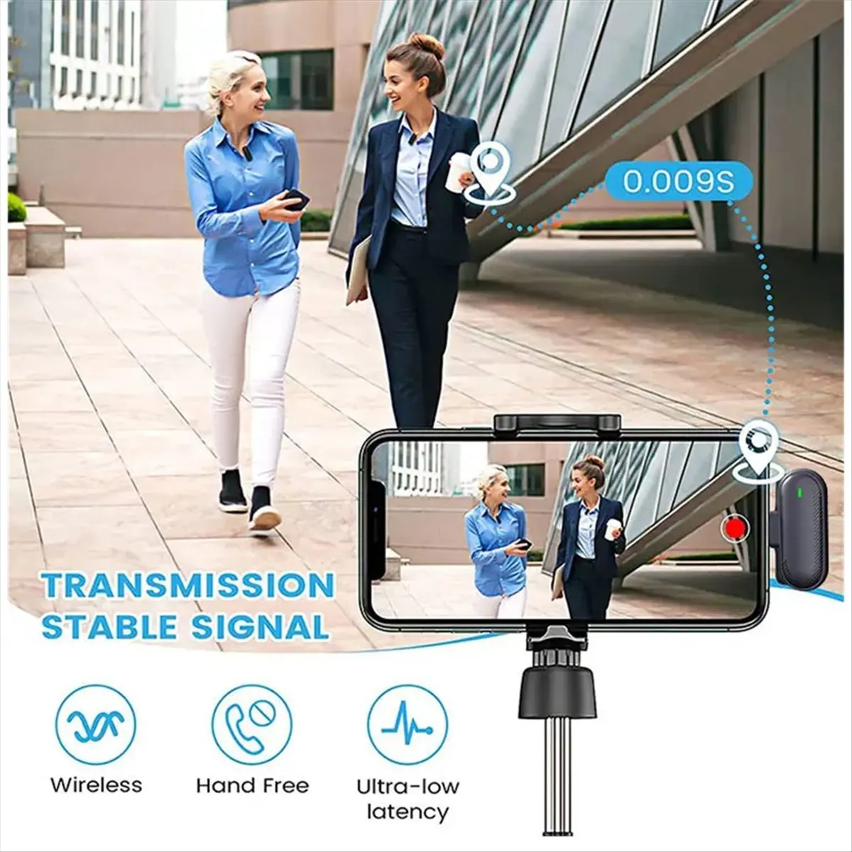 Puntual- Mini micrófono Lavalier inalámbrico casquillo de solapa pequeño teléfono celular Microfono Micro-Tie Mikrofon Telefonu Cravate A