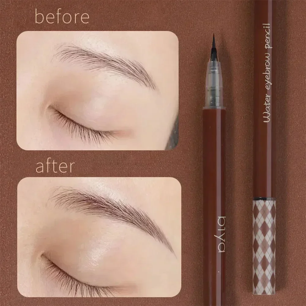 Crayon eye-liner ultra-fin pour les yeux, waterproof, sans bavures, liquide, résistant à l'eau