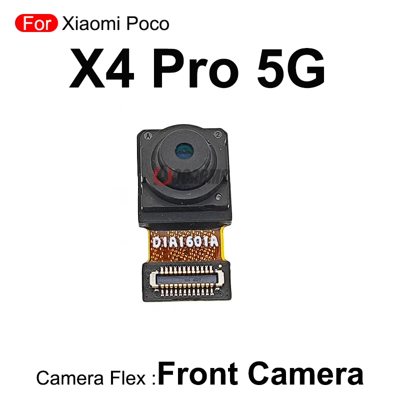 For Xiaomi Poco X4 Pro 5G Front And UltraWide Macro Rear Main 108MP Back Camera Module Replacement Part