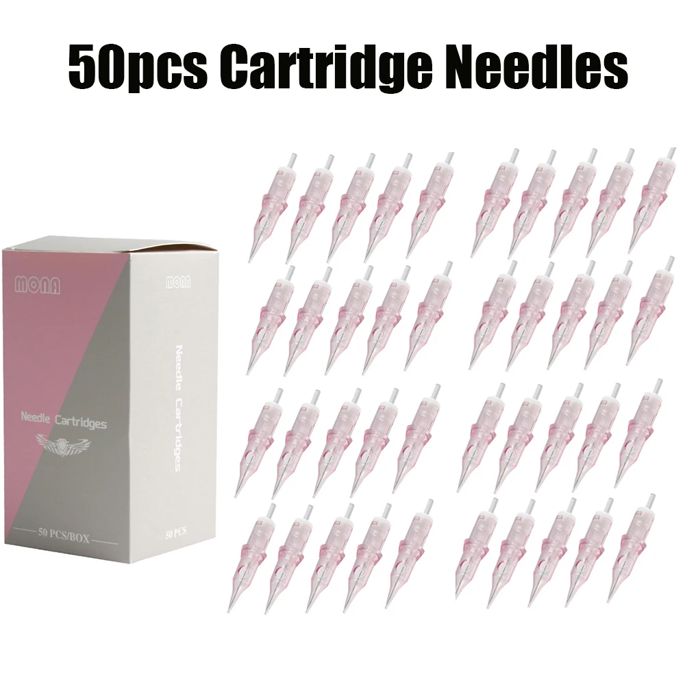 

50PCS 1003RL Eyebrow / Body Tattoo Needles 0.3MM Round Liner Sterilized For Cartridge Tattoo Machine Tattoo Supplies