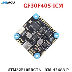 JHEMCU GF30F405-ICM Baro OSD BalckBox 5V 10V Dual BEC F405 Kontroler lotu 3-8S 30X30mm dla RC FPV Freestyle Drone Parts