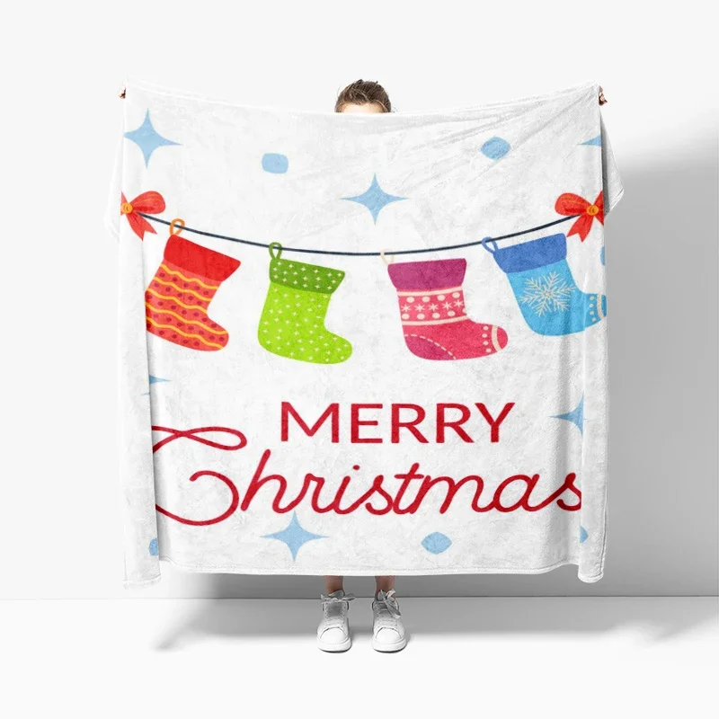 

Home decoration plush Throw Sofa blanket Bedspread bed fluffy soft blankets decor Plaid Modern morandi winter Merry Christmas