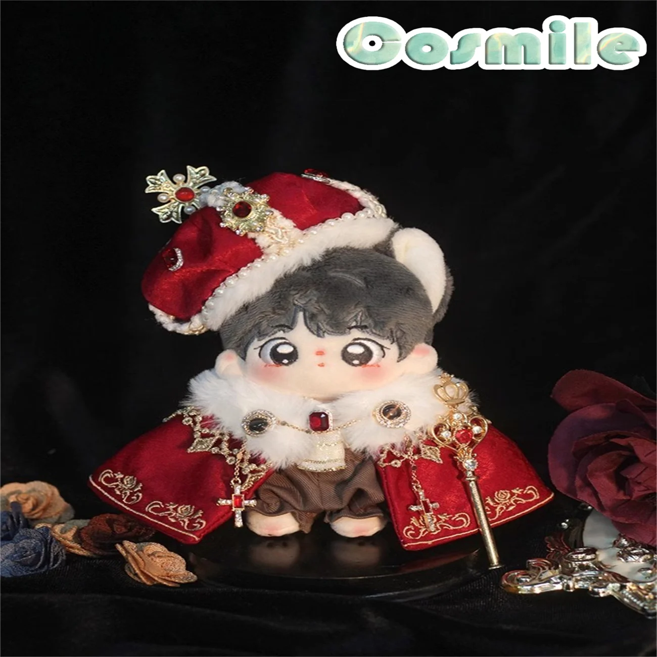 

European Royal General Classical Elegant Little Prince Knight Coronation for 10cm Plush Doll Clothes Clothing Costume KL Sa